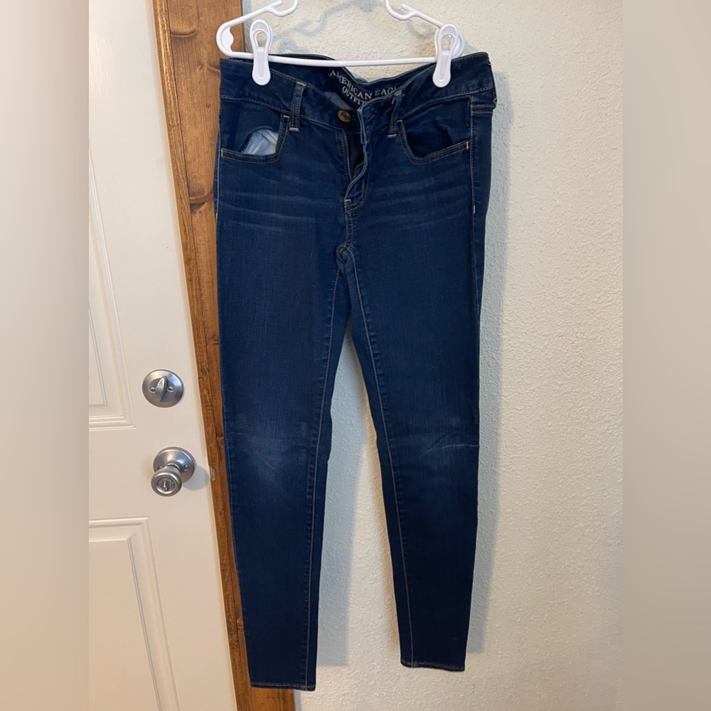 American Eagle skinny “jegging” super stretch